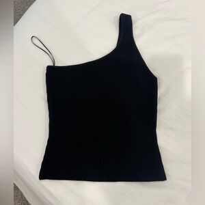 Aritzia Babaton Sculpt Knit One-Shoulder Tank